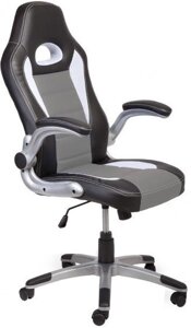 Офисное кресло Mio Tesoro Данте AOC-8033 (черный/белый/серый)