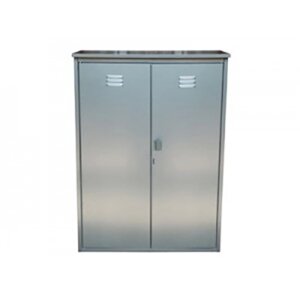 Шкаф для газовых баллонов (серый, 2х50 л.)