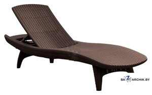 Шезлонг Keter Pacific Sun (коричневый)