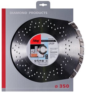 Алмазный диск (по бетону) Beton Extra 350x3,2x25,4 FUBAG 37350-4