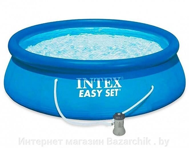 Надувной бассейн Intex Easy Set Pool Set 28142NP 396x84 см + фильтр-насос и картридж - доставка