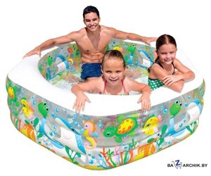 Надувной бассейн Intex Ocean Reef 191х178х61 (56493)