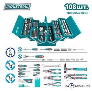 Универсальный набор инструментов Total THTCS121081 (108 предметов)