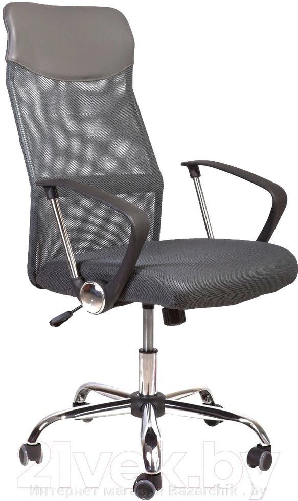 Офисное кресло Mio Tesoro Фредо AOC-8648 (серый/серый) - обзор