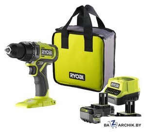Дрель-шуруповерт Ryobi RDD18-2C52S 5133005522 (с 2-мя АКБ 2 Ач+5 Ач, сумка)