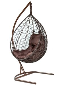 Подвесное кресло-кокон Liverpool шоколадный кокон+ шоколад подушка