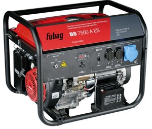 Бензогенератор FUBAG BS 7500 A ES с электростартером и коннектором автоматики