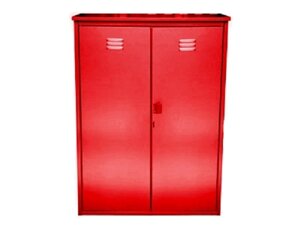 Шкаф для газовых баллонов/ 2х50 л/ красный/арт. slkptr24