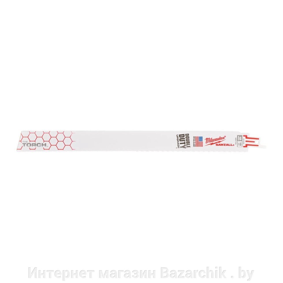 Полотно для саб. пилы (по металлу) MILWAUKEE THE TORCH 300x1,4 (25 шт.) от компании Интернет магазин Bazarchik . by - фото 1