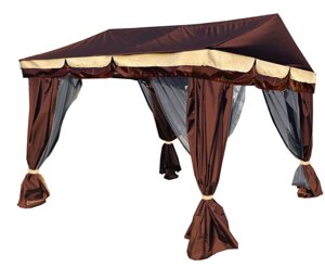 Садовый шатер Оазис (коричневый) 3200*3000 мм