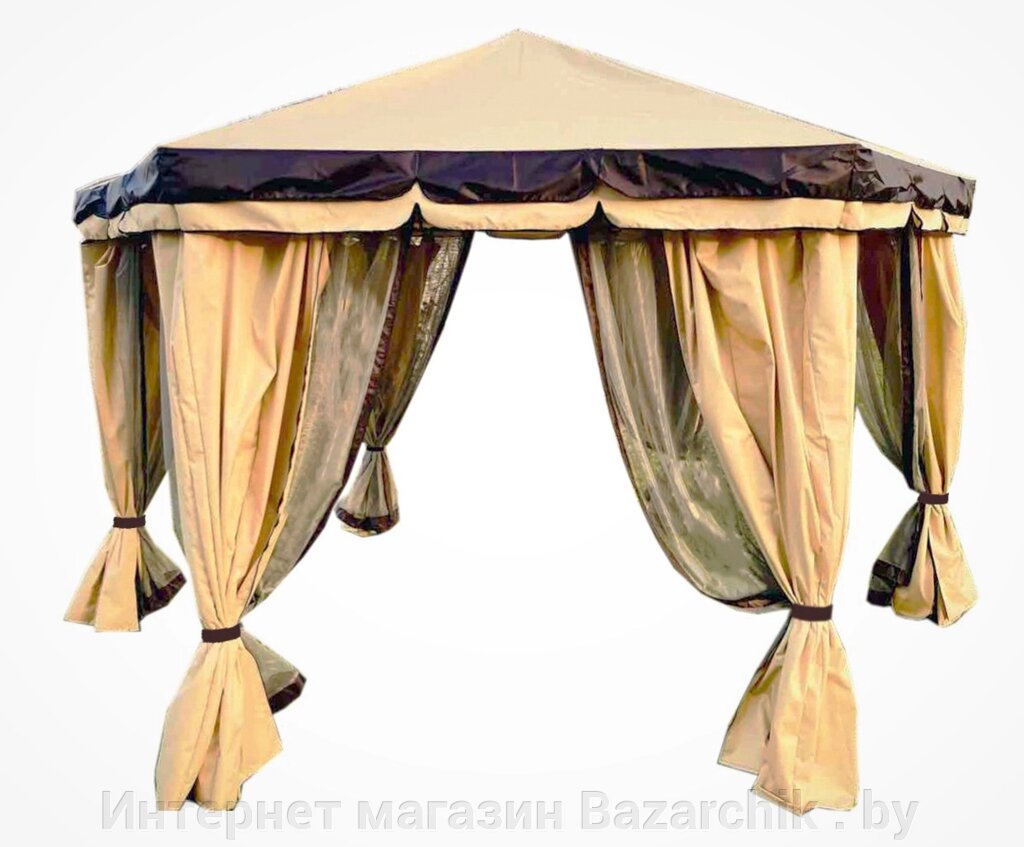 Садовый шатер  Султан (бежевый) от компании Интернет магазин Bazarchik . by - фото 1