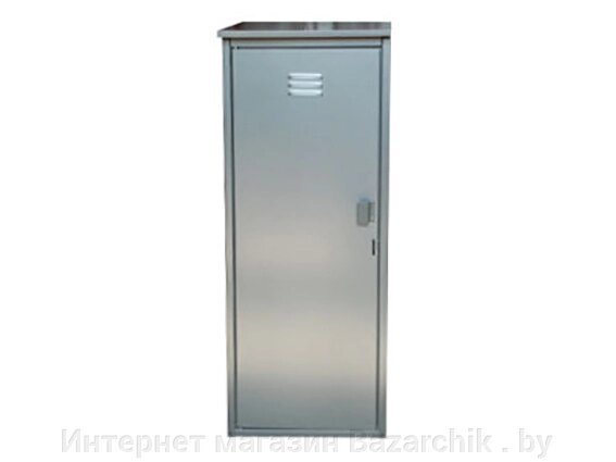Шкаф для газового баллона Петромаш 50л (серый) от компании Интернет магазин Bazarchik . by - фото 1