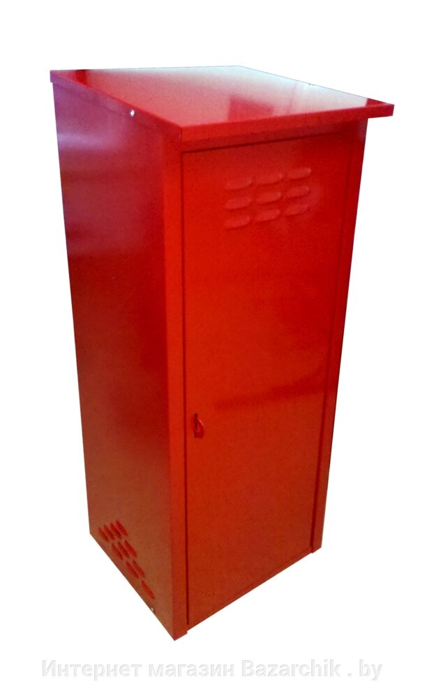 Шкаф для газовых баллонов (красный, 1х50 л) от компании Интернет магазин Bazarchik . by - фото 1