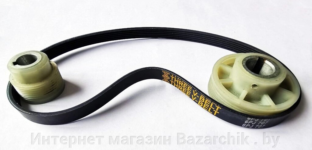 Шкивы (комплект)+поликлиновой ремень к станку МДС-1-05 от компании Интернет магазин Bazarchik . by - фото 1