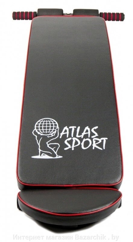 Скамья наклонная для пресса Atlas Sport AS-04 от компании Интернет магазин Bazarchik . by - фото 1