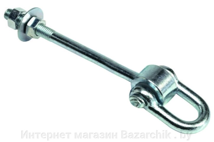 Сквозной подвес (карабин) для качелей KBT Тип D 140мм от компании Интернет магазин Bazarchik . by - фото 1