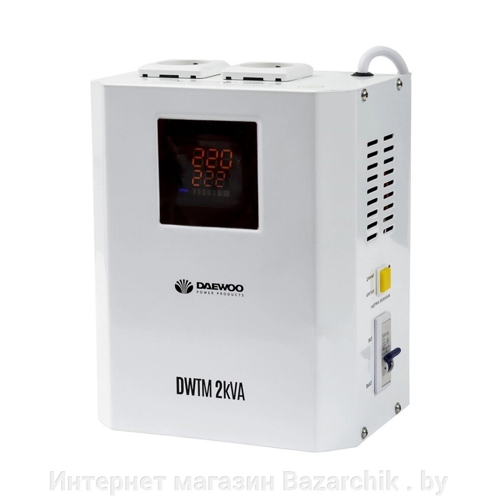 Стабилизатор напряжения настенный DAEWOO DW-TM2kVA от компании Интернет магазин Bazarchik . by - фото 1