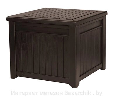 Столик-сундук Cube Wood 208L, коричневый от компании Интернет магазин Bazarchik . by - фото 1