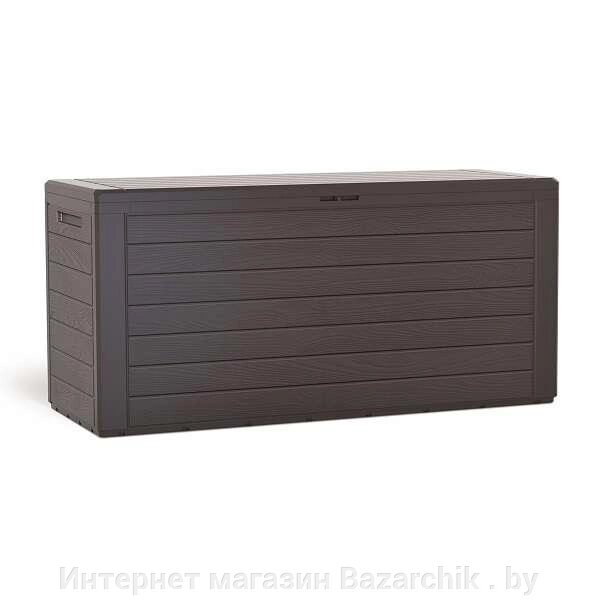 Сундук пластиковый Woodebox 280l, коричневый от компании Интернет магазин Bazarchik . by - фото 1