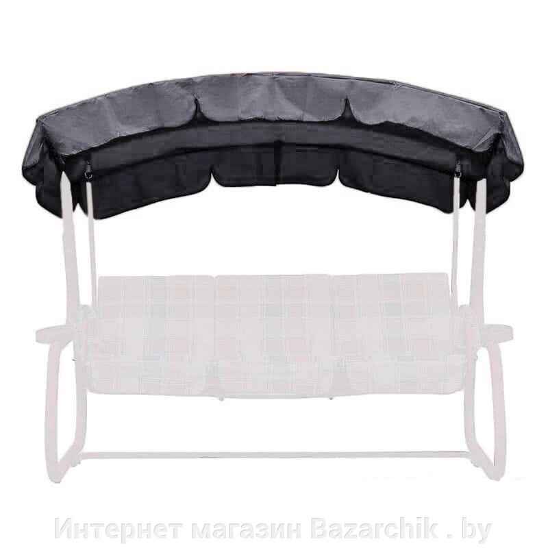 Тент (крыша) для садовых качелей Турин (серый, 2130х1430 мм) от компании Интернет магазин Bazarchik . by - фото 1