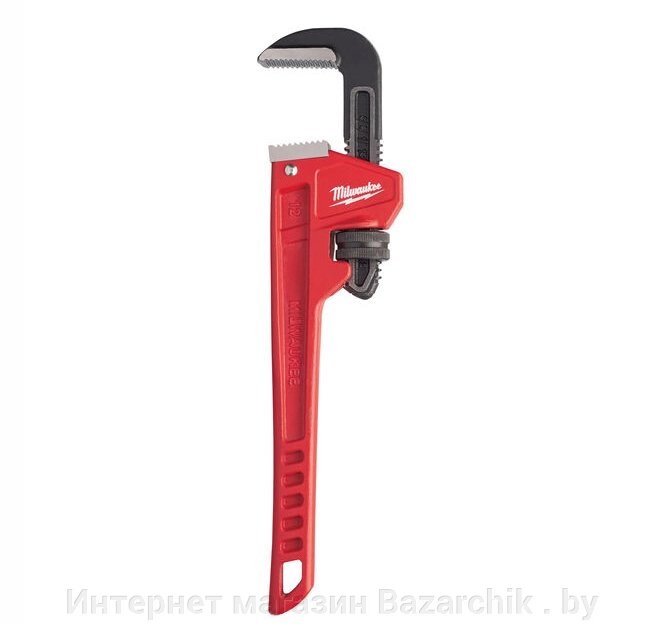 Трубный стальной ключ MILWAUKEE 300 мм [48227112] от компании Интернет магазин Bazarchik . by - фото 1