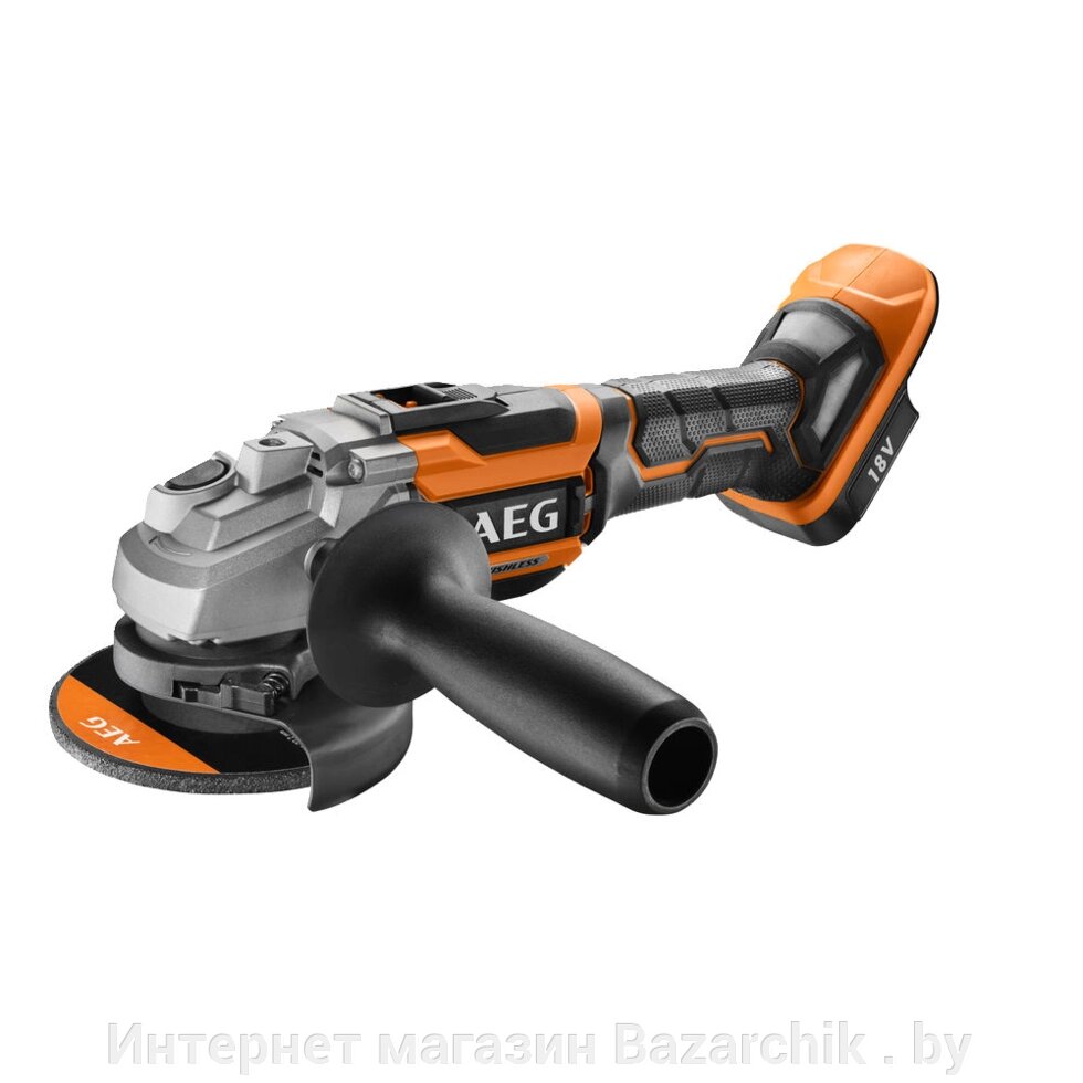 Углошлифмашина AEG BEWS18-115BL-0 (без батареи) от компании Интернет магазин Bazarchik . by - фото 1