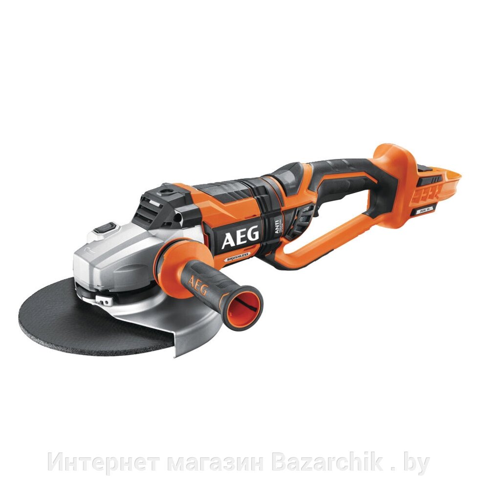 Углошлифмашина аккумуляторная AEG BEWS 18-230BL-0 (без батареи) от компании Интернет магазин Bazarchik . by - фото 1