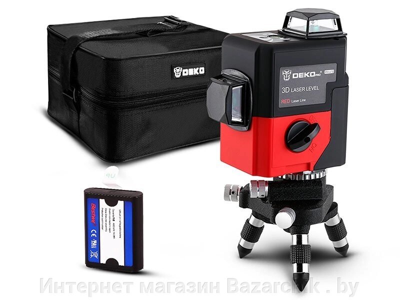 Уровень лазерный самовыравнивающийся DEKO LL12-HVR от компании Интернет магазин Bazarchik . by - фото 1