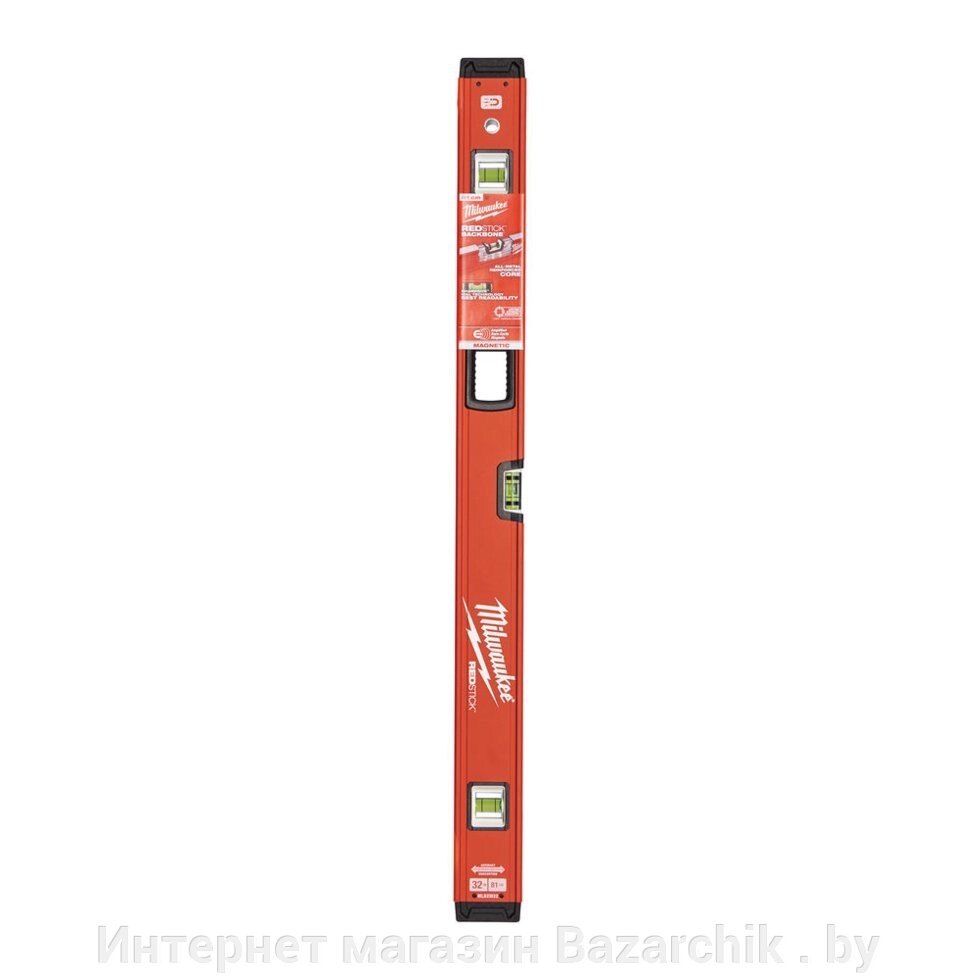 Уровень магнитный MILWAUKEE REDSTICK Backbone 80 см [4932459065] от компании Интернет магазин Bazarchik . by - фото 1