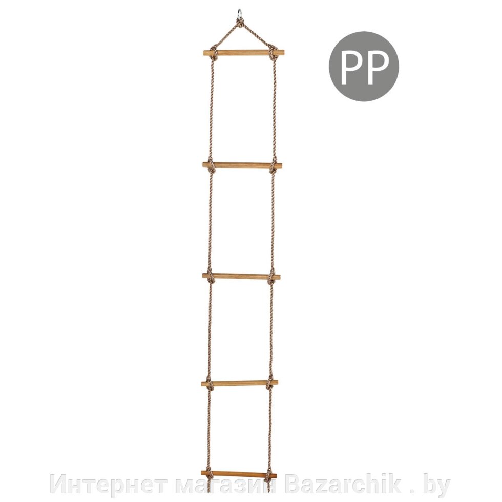 Веревочная лестница KBT 5 ступенек (1.95 м) от компании Интернет магазин Bazarchik . by - фото 1