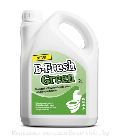 Жидкость для биотуалета B-Fresh Green 2 л (нижний бак) ##от компании## Интернет магазин Bazarchik . by - ##фото## 1