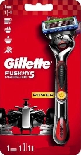 Бритвенный станок Gillette Fusion5 Proglide Power Flexball Red 1 сменная кассета от компании Магнит Сухарево - фото 1