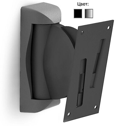 Кронштейн для колонок (акустики) Electriclight КБ-01-4 черный от компании Магнит Сухарево - фото 1