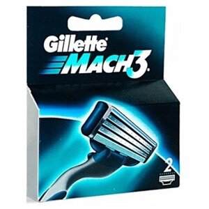 Сменные кассеты для бритья Gillette Mach3 2 шт.