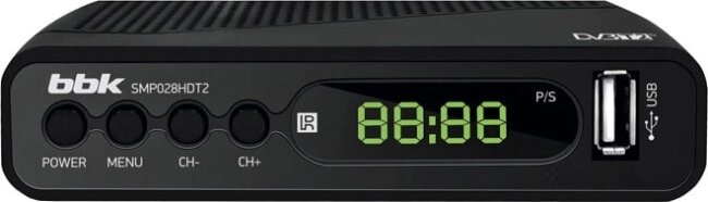 Приемник цифрового ТВ BBK SMP028HDT2 от компании Магнит Сухарево - фото 1