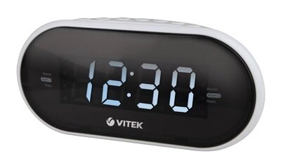 Радиочасы Vitek VT-6602 W от компании Магнит Сухарево - фото 1