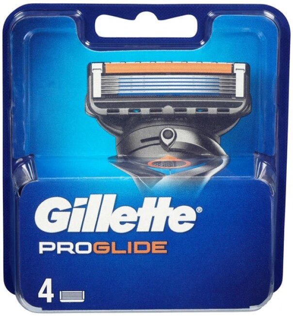 Сменные кассеты для бритья Gillette Fusion5 Proglide (4 шт) от компании Магнит Сухарево - фото 1