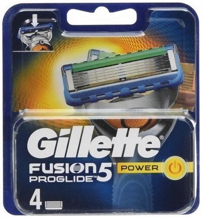 Сменные кассеты для бритья Gillette Fusion5 Proglide Power (4 шт) от компании Магнит Сухарево - фото 1