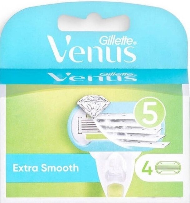 Сменные кассеты для бритья Gillette Venus Extra Smooth (4 шт) 7702018347629 от компании Магнит Сухарево - фото 1