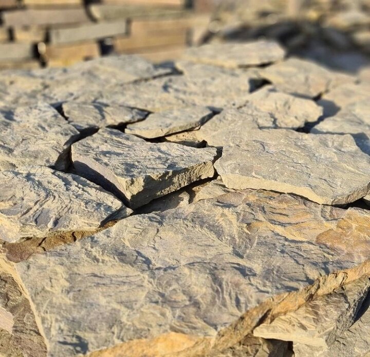 Песчаник "Дракон" Серо-зеленый 2см ##от компании## ИП Велентейчик С. А. | Продажа натурального природного камня в Минске - ##фото## 1