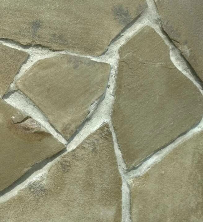 Песчаник серо-зелёный 1.5см от компании ИП Велентейчик С. А. | Продажа натурального природного камня в Минске - фото 1