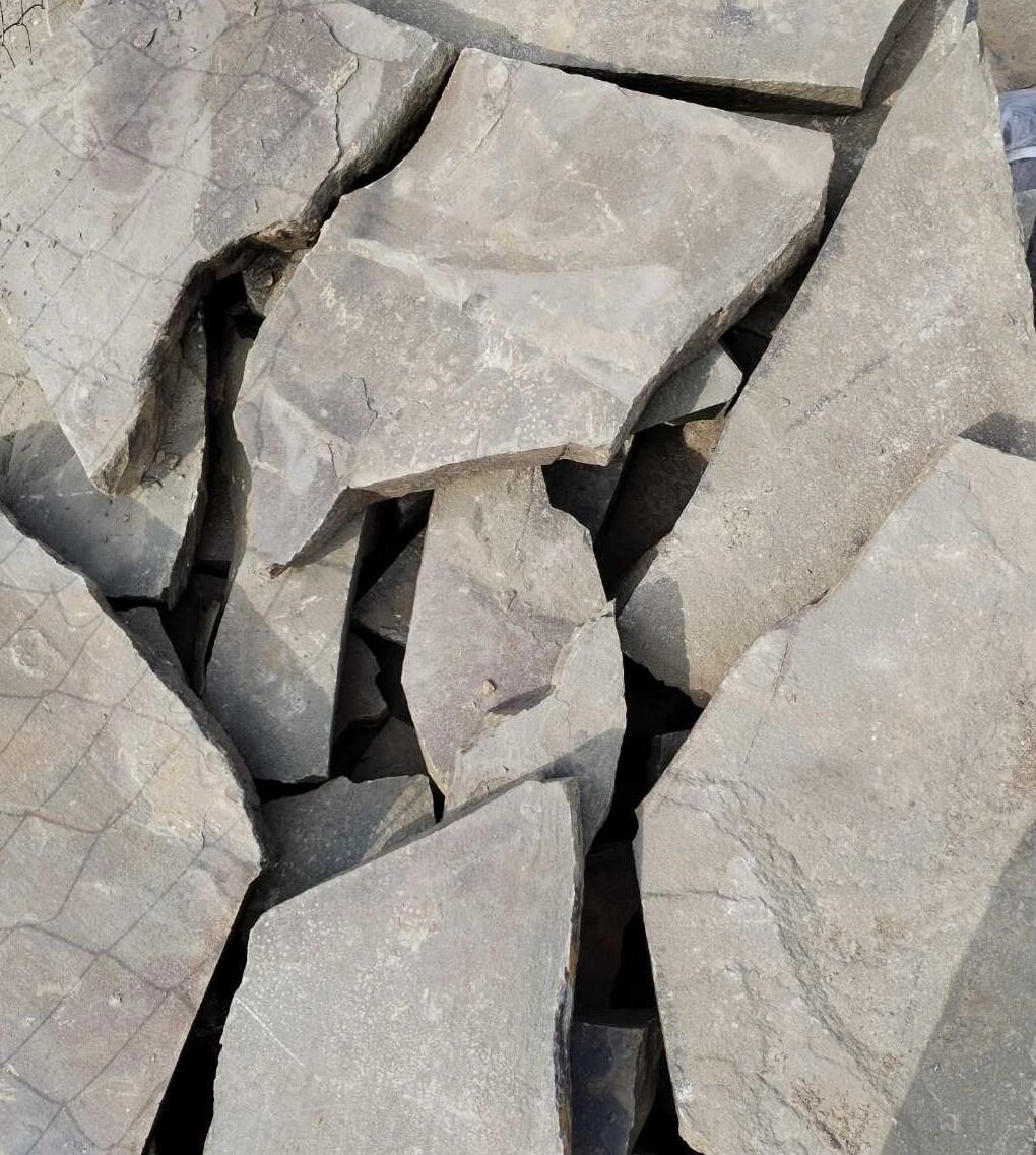 Песчаник серо-зелёный 5 см от компании ИП Велентейчик С. А. | Продажа натурального природного камня в Минске - фото 1