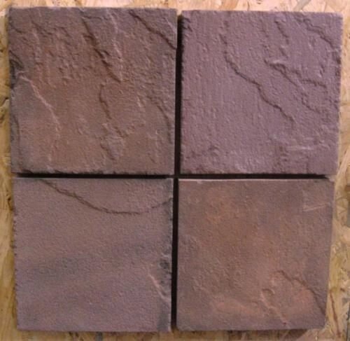 Плитка из песчаника терракотово-красного  2 см - отзывы