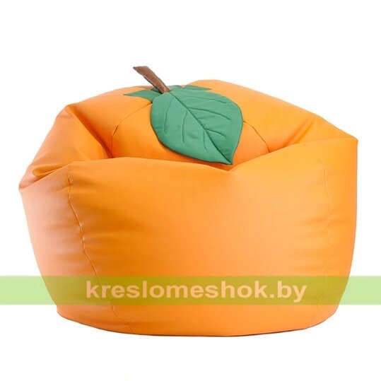 Кресло мешок Апельсин (экокожа) от компании Интернет-магазин "Kreslomeshok" - фото 1