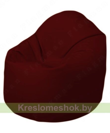 Кресло-мешок Браво Б1.3- F08 (бордовый) от компании Интернет-магазин "Kreslomeshok" - фото 1