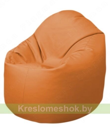 Кресло-мешок Браво Б1.3- F20 (оранжевый) от компании Интернет-магазин "Kreslomeshok" - фото 1
