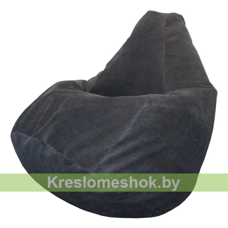 Кресло-мешок Груша Г2.5-02 Verona 02 (Black) от компании Интернет-магазин "Kreslomeshok" - фото 1