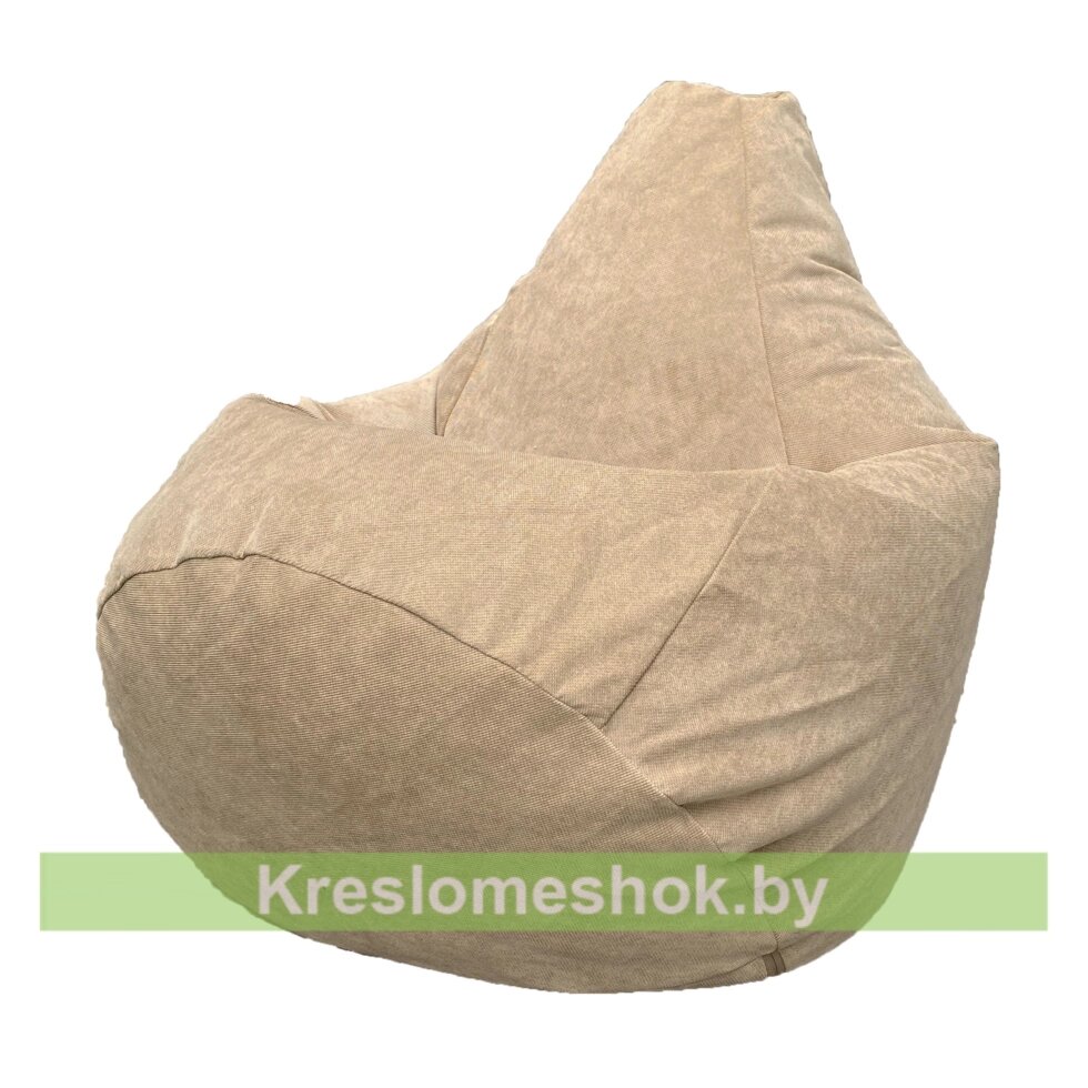 Кресло-мешок Груша Г2.5-34 Verona 34 (White coffee) от компании Интернет-магазин "Kreslomeshok" - фото 1