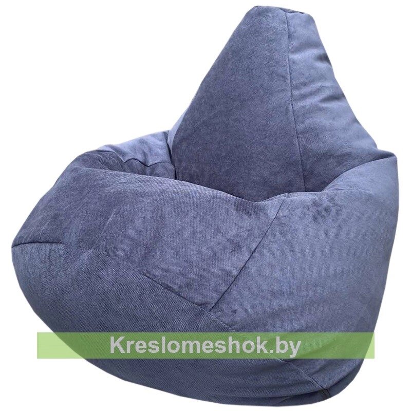 Кресло-мешок Груша Г2.5-37 Verona 37 (Denim blue) от компании Интернет-магазин "Kreslomeshok" - фото 1