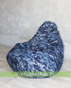 Кресло мешок Груша Г2.7-25 Синий пикси